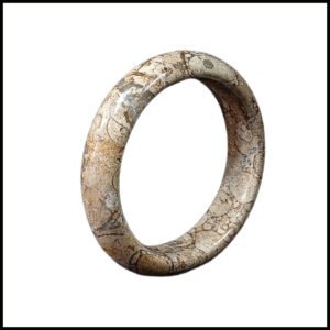 Polished Jade Bangle – Natural Stone Bracelet