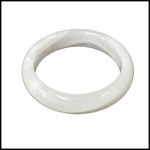 Polished Jade Bangle – Natural Stone Bracelet