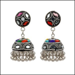 Vintage Pearl Drop Jhumka Earrings – Traditional Statement Jewelry
