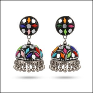 Vintage Pearl Drop Jhumka Earrings – Traditional Statement Jewelry