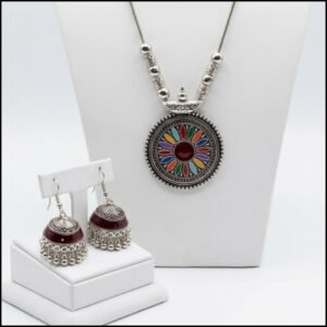 Handcrafted Style Silver Pendant