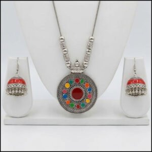 Handcrafted Style Silver Pendant