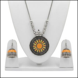 Handcrafted Style Silver Pendant