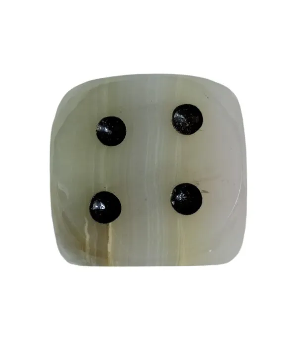 Premium Onyx Marble Dice – Handcrafted Luxury Gaming Set - Image 2