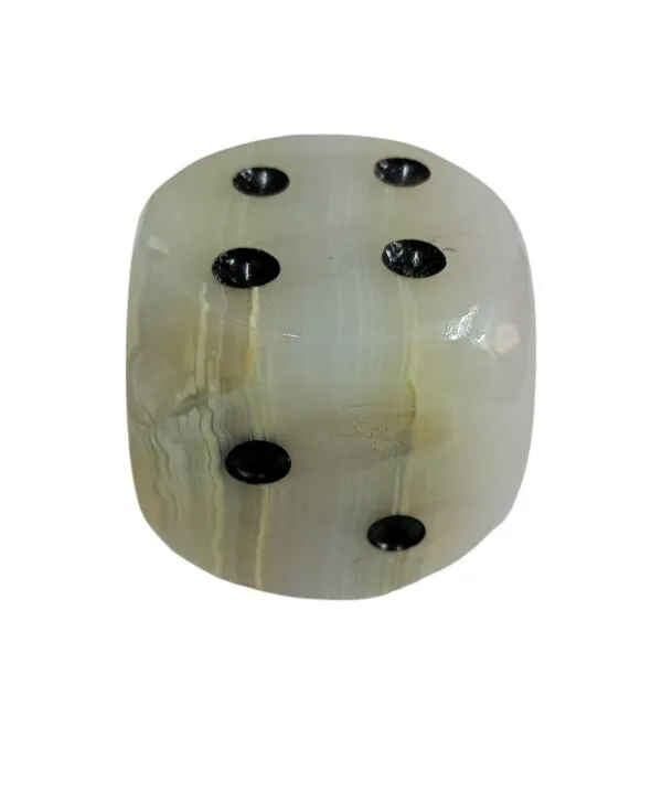 Premium Onyx Marble Dice – Handcrafted Luxury Gaming Set - Image 3