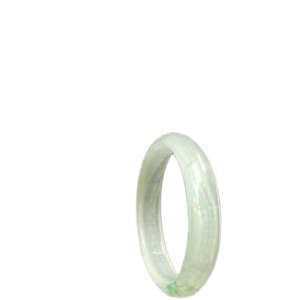 Polished Jade Bangle – Natural Stone Bracelet