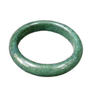Polished Jade Bangle – Natural Stone Bracelet