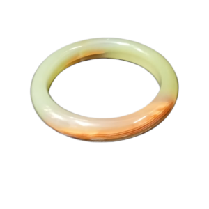 Polished Jade Bangle – Natural Stone Bracelet