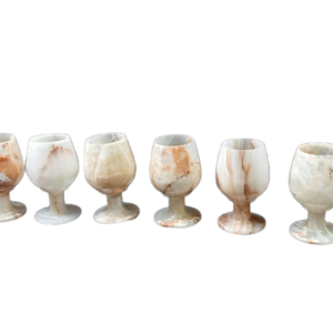 Onyx Wine Glass Set of 6 (Size – 5 Inch)