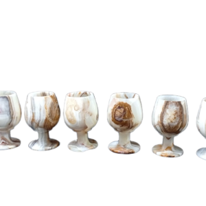 Onyx Wine Glass Set of 6 (Size – 5 Inch)
