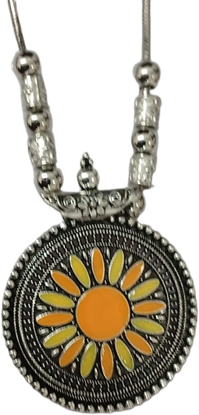 Handcrafted Style Silver Pendant - Image 6