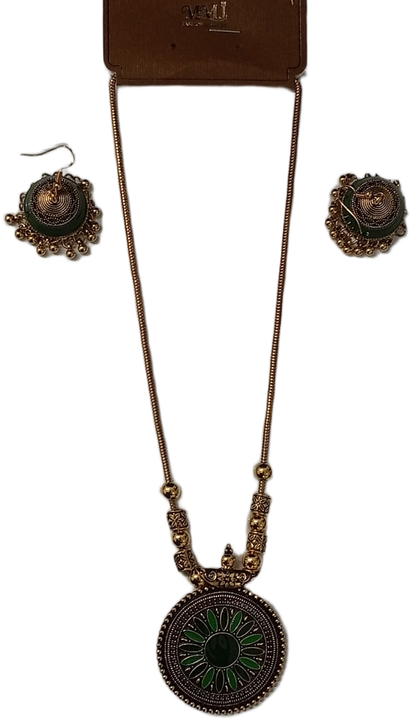 Handcrafted Style Silver Pendant - Image 2