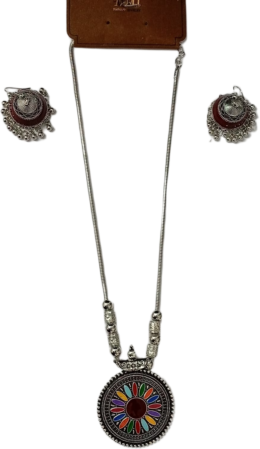 Handcrafted Style Silver Pendant - Image 7
