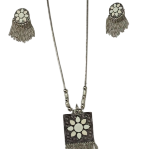 Handcrafted Style Silver Pendant