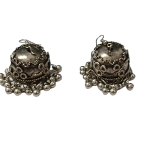 Vintage Pearl Drop Jhumka Earrings – Traditional Statement Jewelry