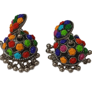 Vintage Pearl Drop Jhumka Earrings – Traditional Statement Jewelry