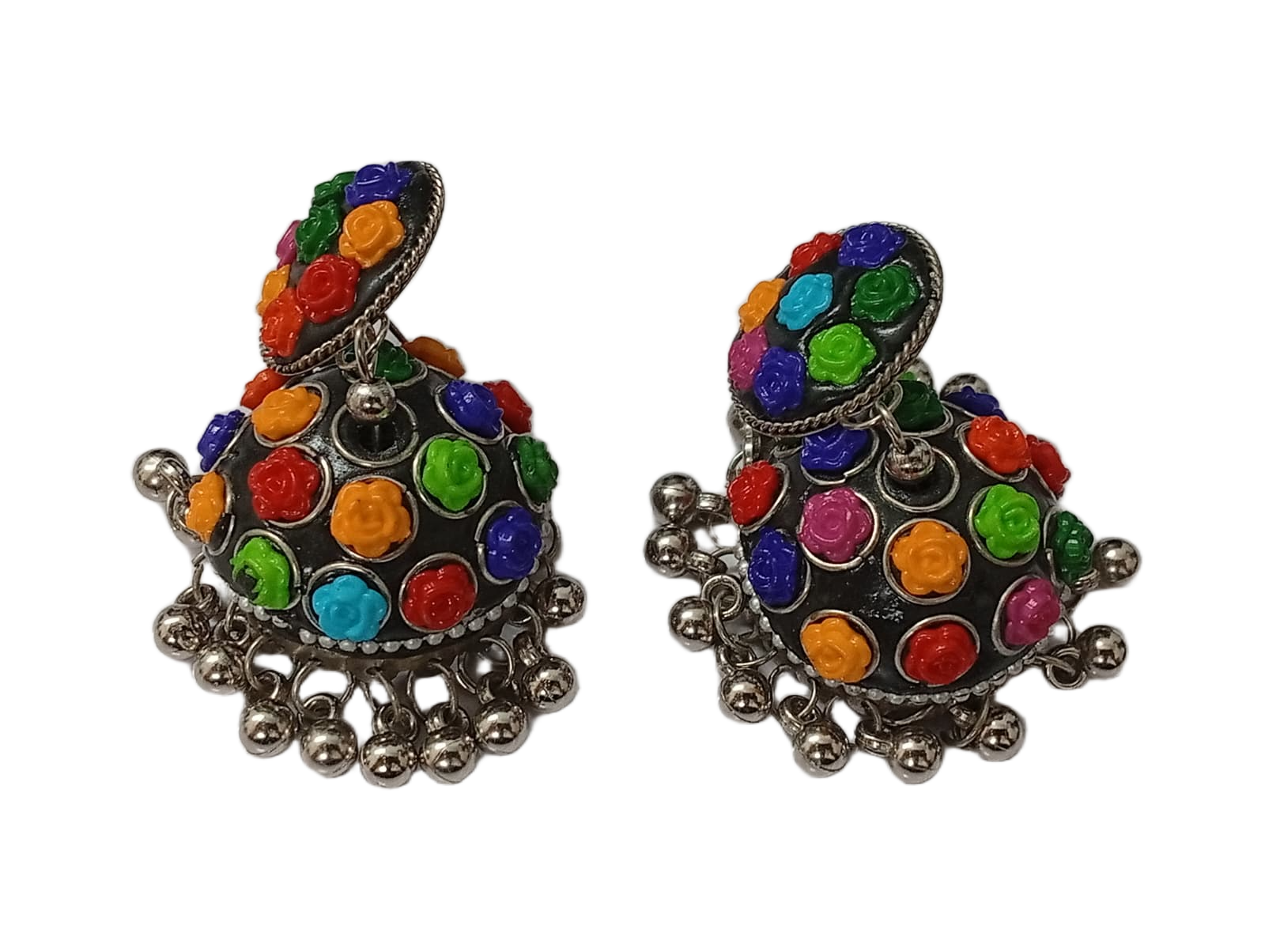Vintage Pearl Drop Jhumka Earrings – Traditional Statement Jewelry - Image 4