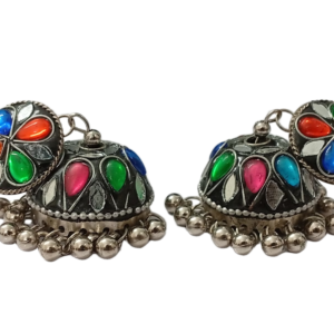 Vintage Pearl Drop Jhumka Earrings – Traditional Statement Jewelry