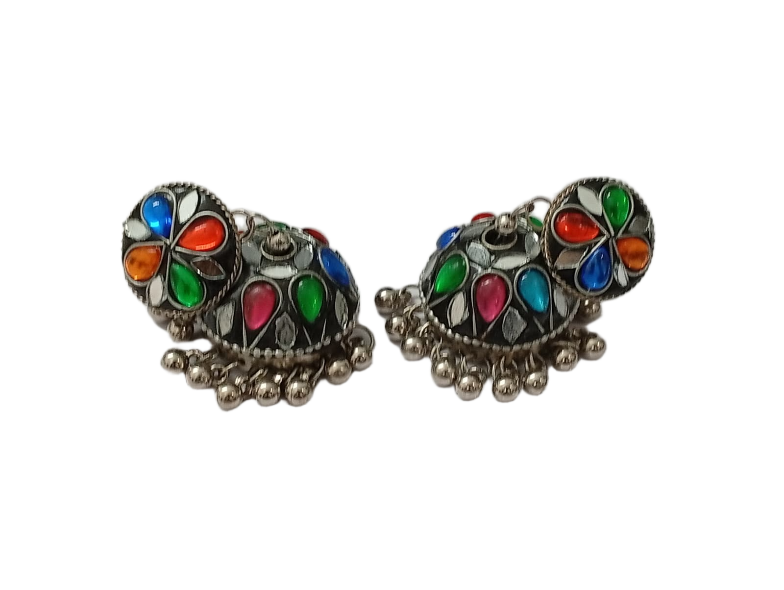 Vintage Pearl Drop Jhumka Earrings – Traditional Statement Jewelry - Image 3