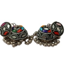 Vintage Pearl Drop Jhumka Earrings – Traditional Statement Jewelry