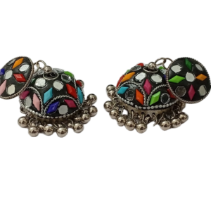 Vintage Pearl Drop Jhumka Earrings – Traditional Statement Jewelry
