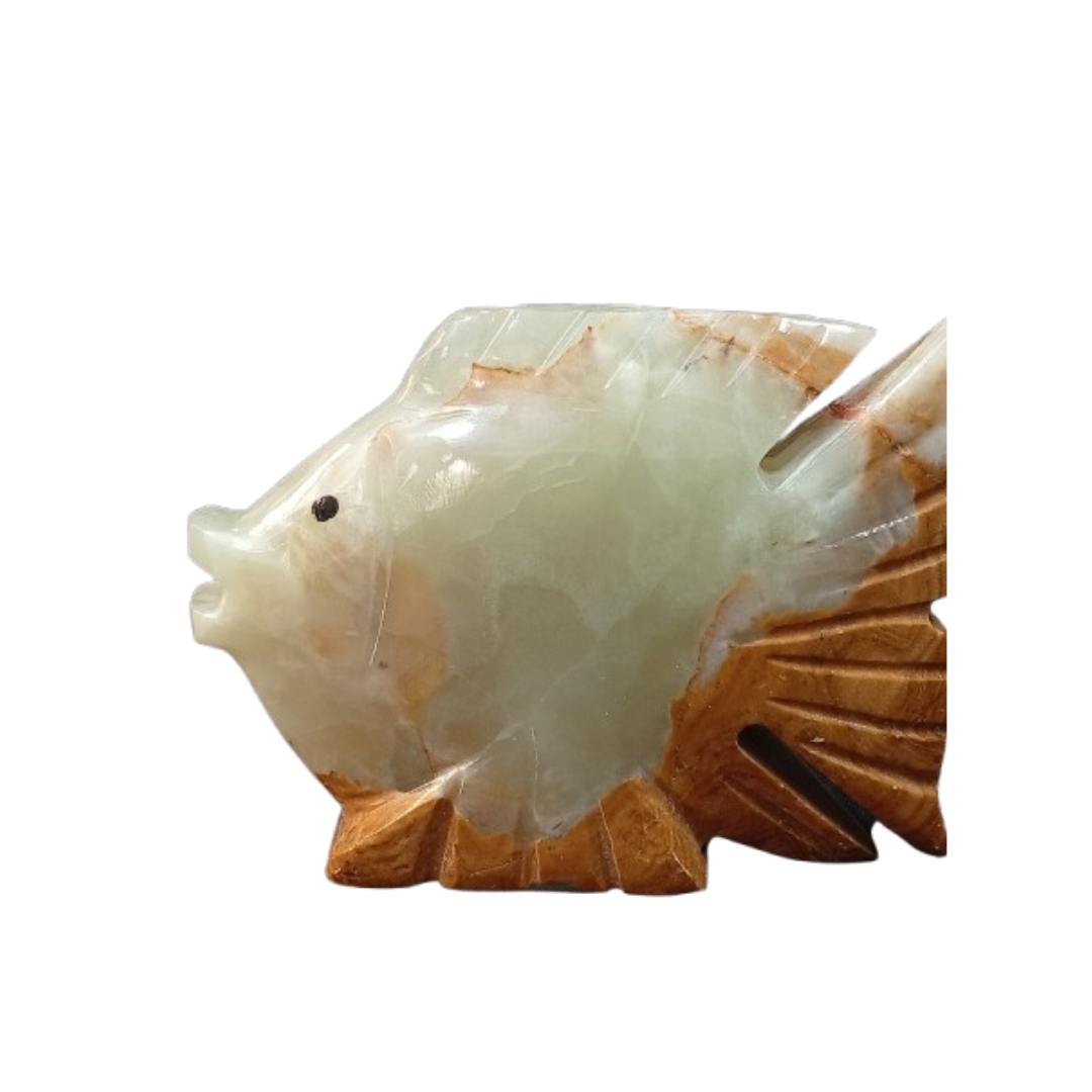 Handcrafted Onyx Fish Sculpture – 10 cm - Image 4