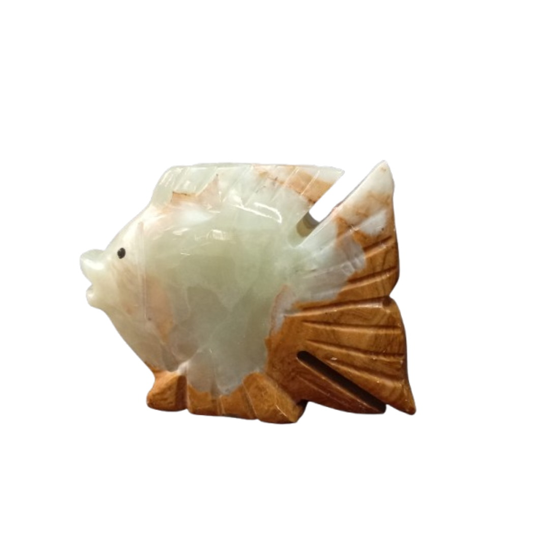 Handcrafted Onyx Fish Sculpture – 10 cm - Image 5