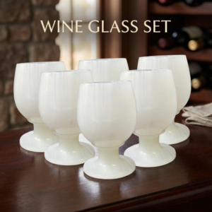 Onyx Wine Glass Set of 6 (Size – 4 Inch)