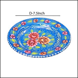 Handcrafted Truck Art Plate – Traditional Pakistani Decorative Plate (Size D-7.5inch)
