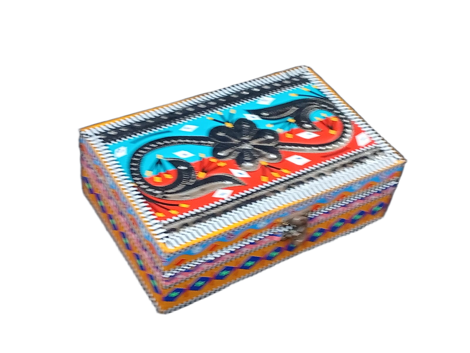 Chamakpatti Decorative Storage Box ( L-20.5cm , W-13cm , H-7cm ) - Image 5