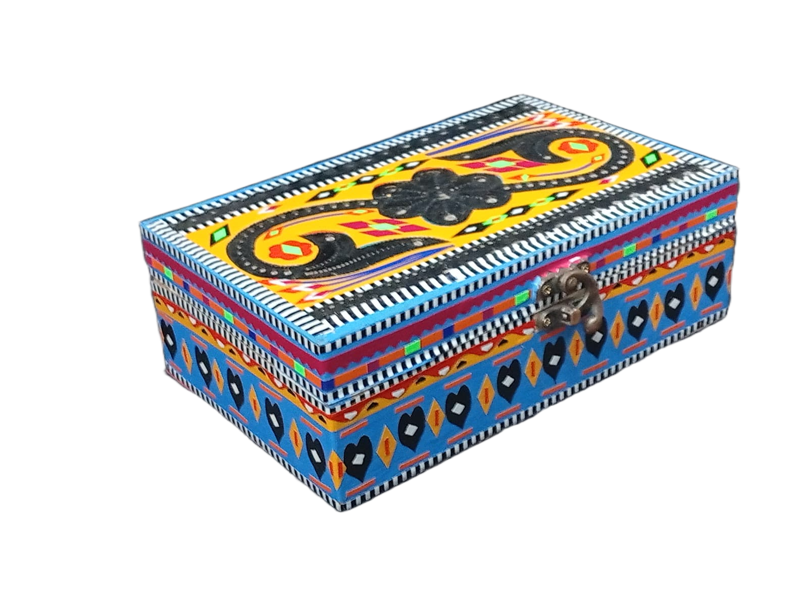 Chamakpatti Decorative Storage Box ( L-20.5cm , W-13cm , H-7cm ) - Image 5