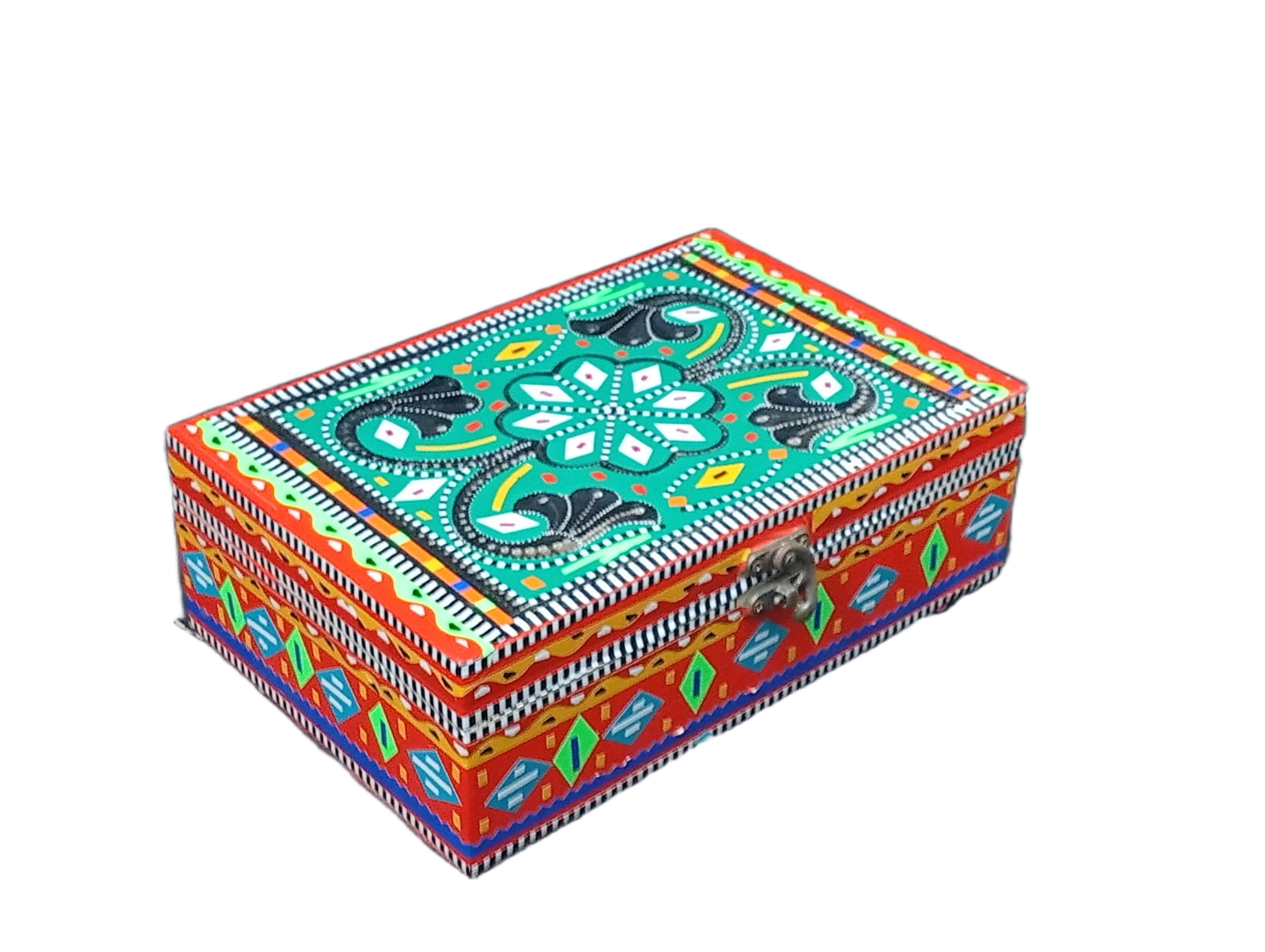 Chamakpatti Decorative Storage Box ( L-23cm , W-15.5cm , H-7.5cm ) - Image 7