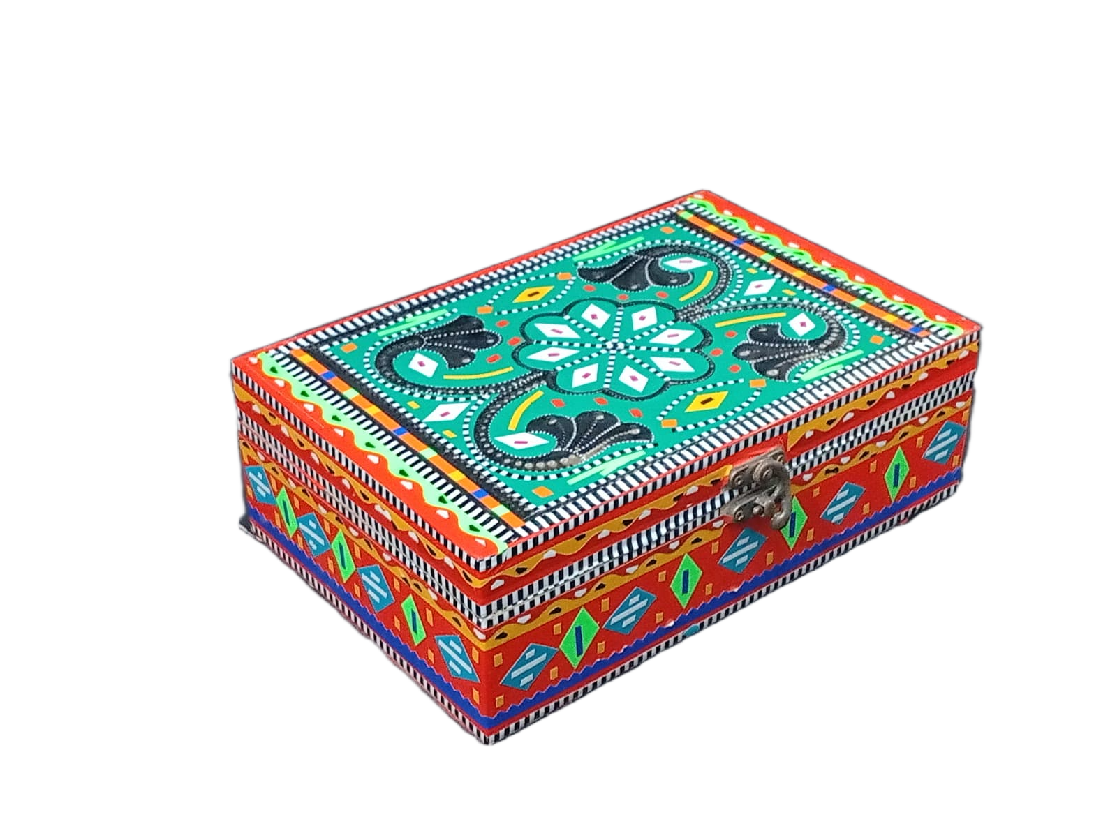 Chamakpatti Decorative Storage Box ( L-23cm , W-15.5cm , H-7.5cm ) - Image 6