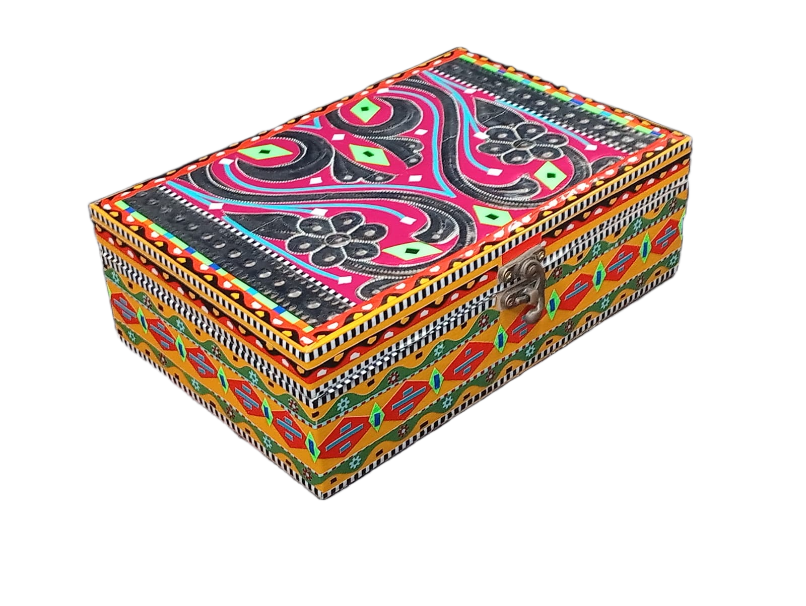 Chamakpatti Decorative Storage Box ( L-23cm , W-15.5cm , H-7.5cm ) - Image 7