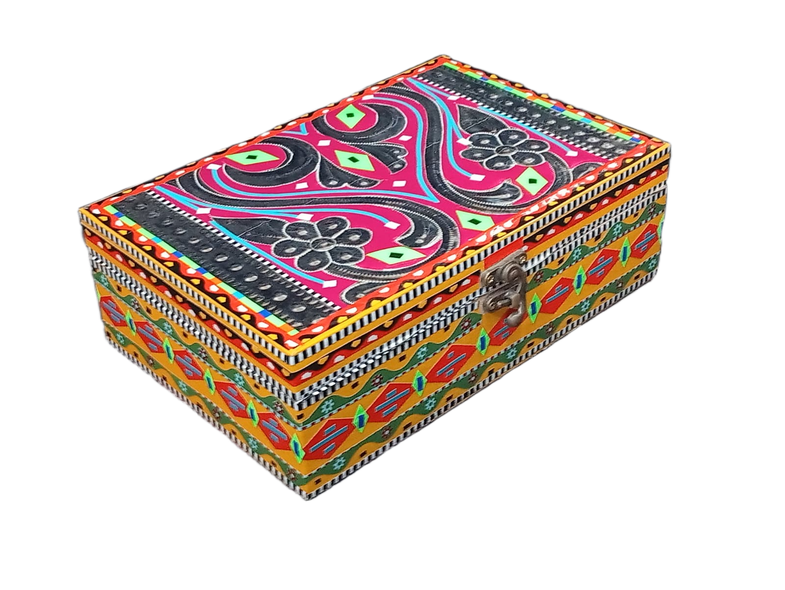 Chamakpatti Decorative Storage Box ( L-23cm , W-15.5cm , H-7.5cm ) - Image 6