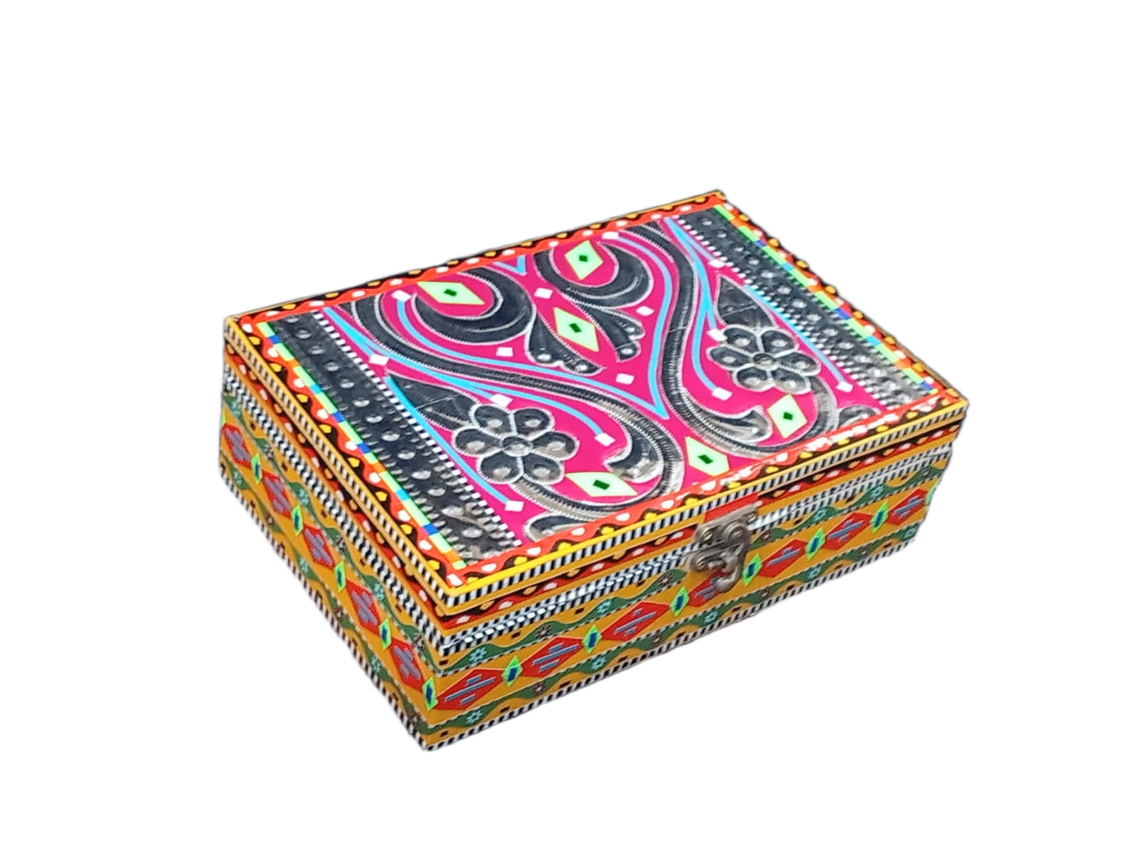 Chamakpatti Decorative Storage Box ( L-23cm , W-15.5cm , H-7.5cm ) - Image 4