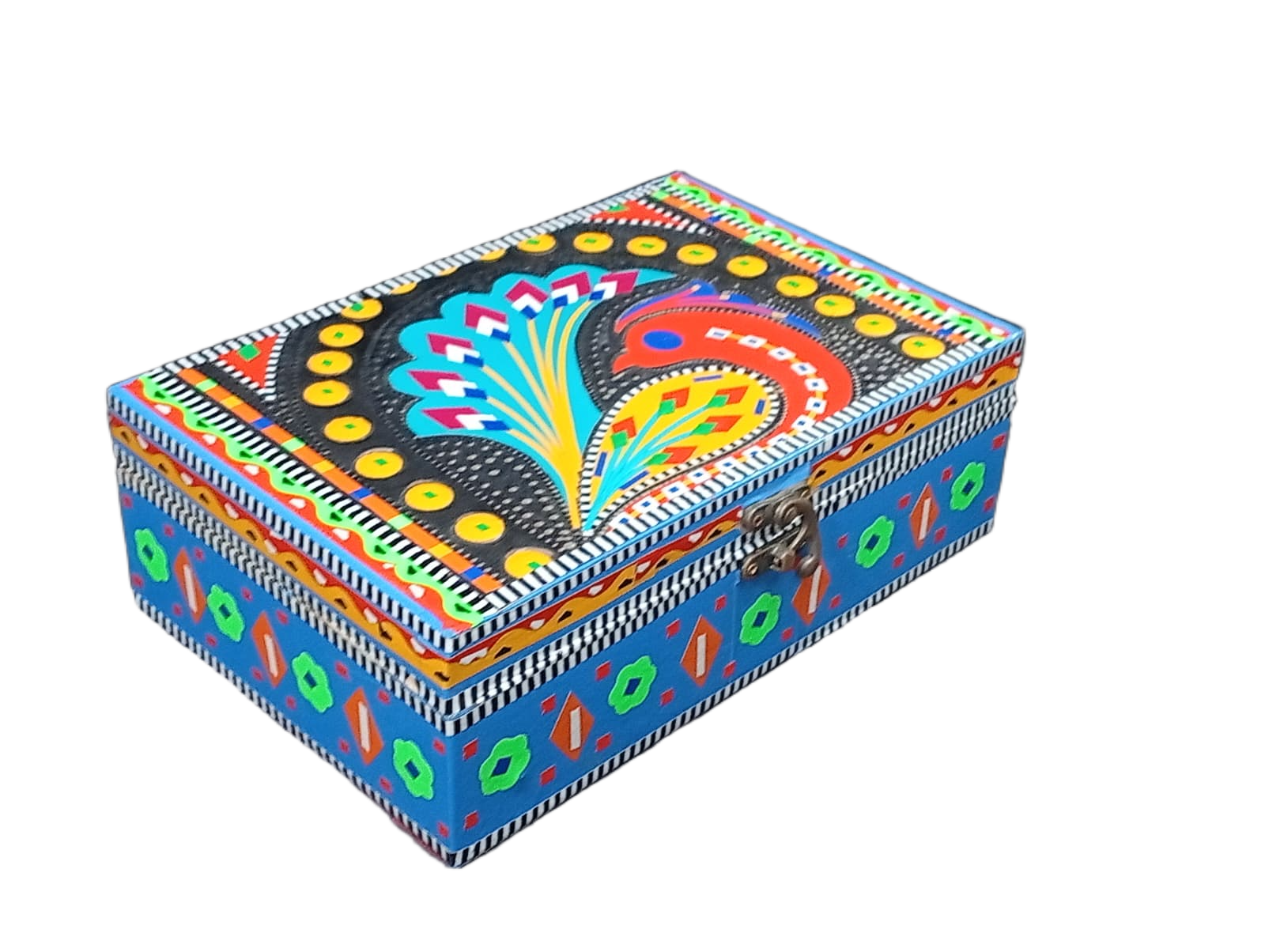 Chamakpatti Decorative Storage Box ( L-23cm , W-15.5cm , H-7.5cm ) - Image 7