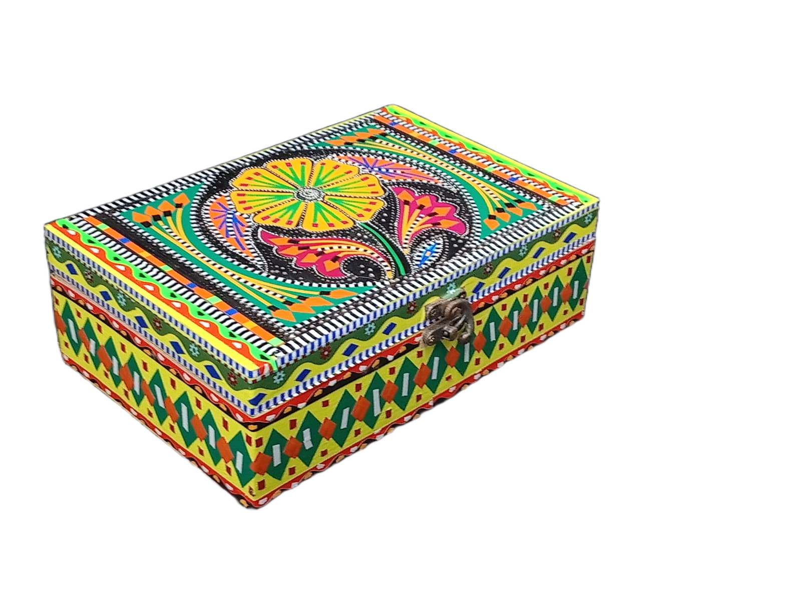 Chamakpatti Decorative Storage Box ( L-23cm , W-15.5cm , H-7.5cm ) - Image 7