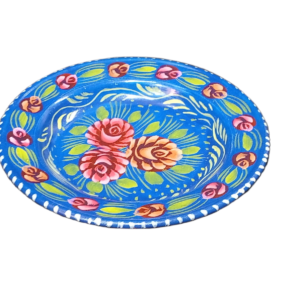 Handcrafted Truck Art Plate – Traditional Pakistani Decorative Plate (Size D-7.5inch)