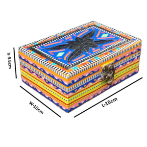 Chamakpatti Decorative Storage Box  (L-15cm , W-10cm , H-5.5cm)